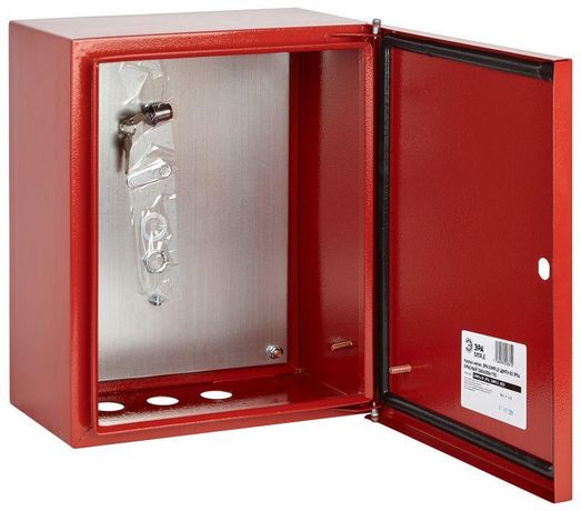 Корпус металлический ЩМПг-03 IP54 красн. 360х300х175 RED_SHMPg-03_IP54_SIMPLE ЭРА Б0047701
