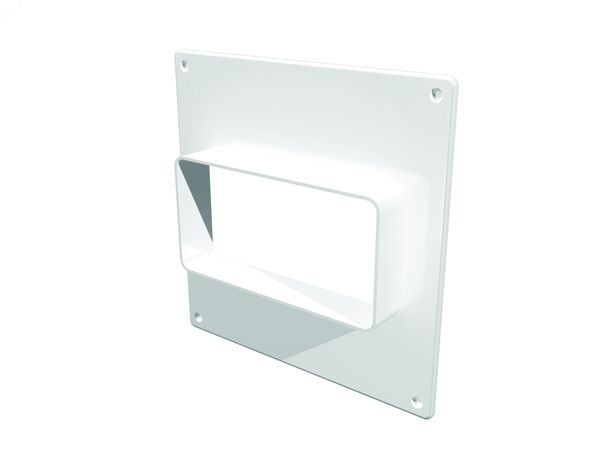 Площадка торцевая пластиковая 150х150 фланец 55х110 - 511ПТП ЭРА