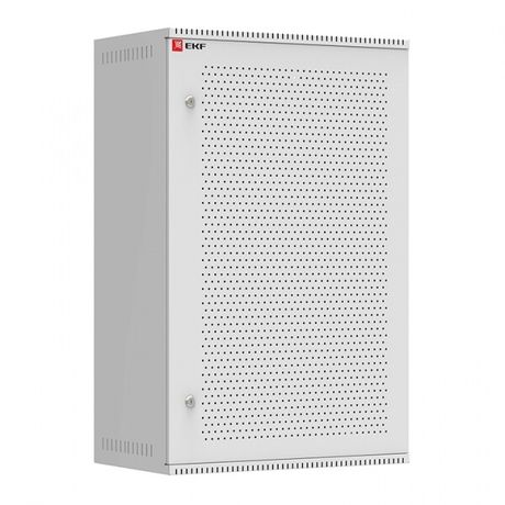 Шкаф телекоммуникационный настенный 18U (600х350) дверь перфорированная, Astra A серия EKF Basic | ITB18P350