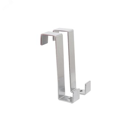 Крючок АЛЛЮР КДН-1 (20х20) хром 2 шт. на дверь мебели навесной - 15485 ПТК