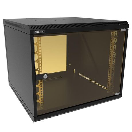 Шкаф телекоммуникационный настенный ТВЛ-9U-600-600-СР-9005 SUPRLAN 05-1096-B Net.on