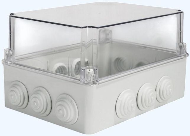 Корпус распаячной коробки 250х200х160мм перфориванные стенки пластик Cetinkaya Pano CP1463