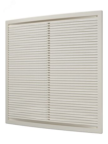 Решетка вентиляционная вытяжная, из ABS пластика 440х440, цвет Слоновая кость - 4444РЦ Ivory ЭРА 18026