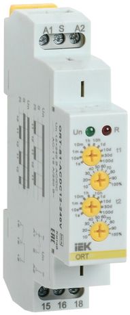 Реле циклическое ORT. 1 конт. 12-240 В AC/DC | ORT-S1-ACDC12-240V IEK