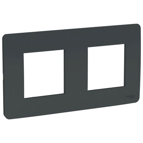 Рамка UNICA STUDIO двухпостовая антрацит - NU200454 APC