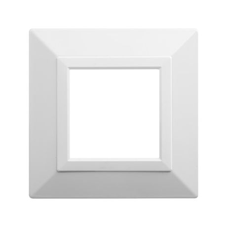 Рамка из металла, "Avanti", белая, 2 модуля | 4400852 DKC ДКС