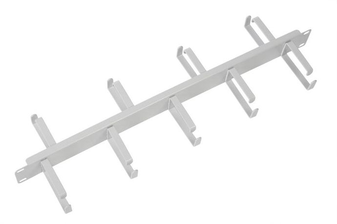 Органайзер кабельный горизонтальный ГКО-1-9 1U Ш=19дюйм Г=154.2мм двухсторон. кольца ЦМО 1258994