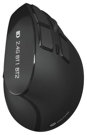 Мышь оптическая беспроводная 990MW (2400dpi) silent BT/Radio USB для ноутбука (9but) черн. ОКЛИК 1533172
