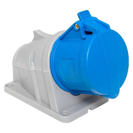 Розетка стационарная наружная 123 2Р+РЕ 32А 220В IP44 EKF PROXIMA | ps-123-32-220-PRO