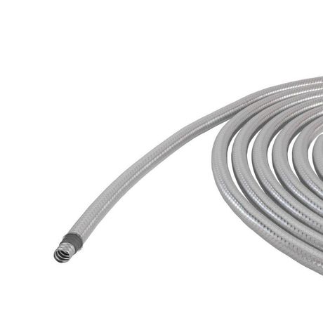 Металлорукав DN 10мм в герм. ПВХ изоляции оплетке из нержавеющей стали, Dвн 10,0 мм, Dнар 14,0, 50 м | 6071TX-010 DKC ДКС