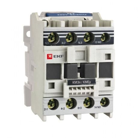 Контактор малогабаритный КМЭп 12А 220В DC 1NO EKF PROxima | ctr-s-12-220-p