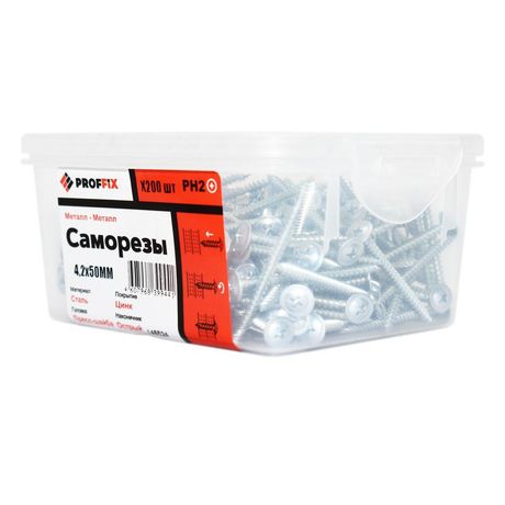 Саморез СММ 4.2х50 усилен. (TWN) (контейнер) (уп.200шт) Tech-Krep PRO/Zitar 146524