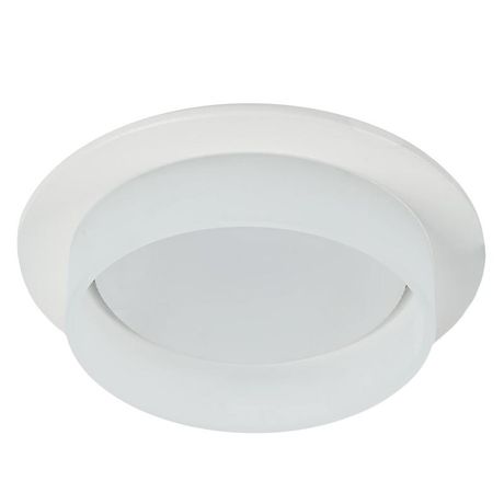 Светильник ДВО-15w GX53 без лампы белый - 51937 FERON