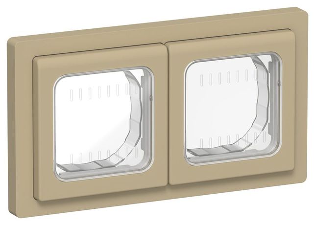 Рамка 2-м СП FLITE Рпро-2-55-ФлХ IP55 хаки IEK FI-M20-32-55-K59 IEK арт. FI-M20-32-55-K59