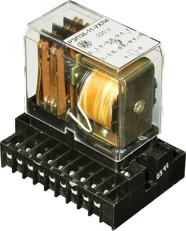 Реле промежуточное РЭП36-11, 220В, 2 зам. и разм., с заднем присоед. УХЛ4 - 00000006035 ЧЭАЗ