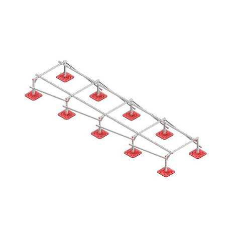 Конструкция опорная для установки оборудования TECHNORAPTOR FOOT 1200х5000 тип 2 HD КМ TR0228 КМ-Профиль
