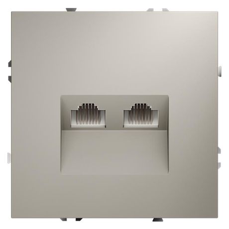 Розетка компьютерная 2-м СП S70 RJ45 + кат.6 механизм кашемир Voltum VLS060203 Voltum арт. VLS060203