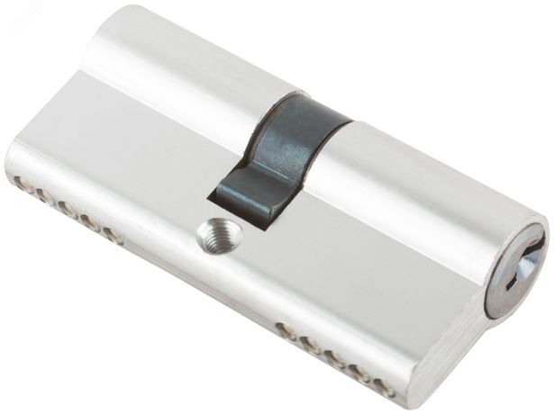 Цилиндровый механизм ''Фабрика замков'' 70 мм, ключ-ключ, хром - 67205 РОС