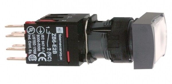 КНОПКА 16ММ 12-24В БЕЛАЯ С ВОЗВРАТОМ XB6DW1B5B | Schneider Electric APC