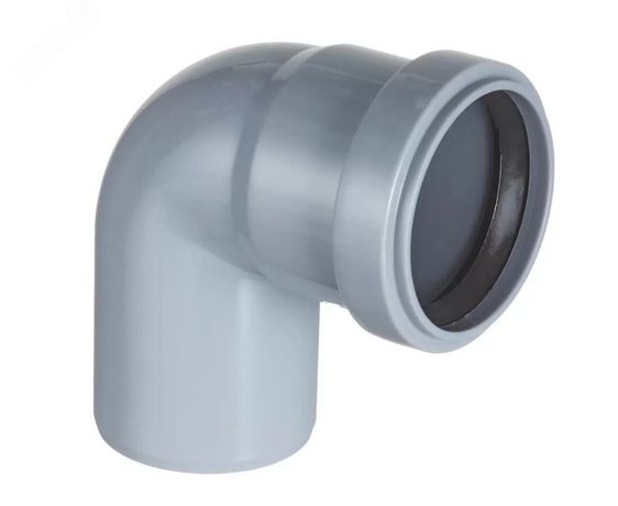 Отвод 32 87 град, для внутренней канализации, серый - 20101032 VALFEX 20658