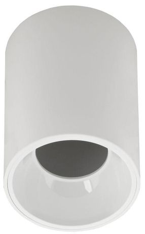 Светильник декоративный 4111 накладной потолочный под лампу GU10 белый пластик IEK - LT-UPB0-4111-GU10-1-K01