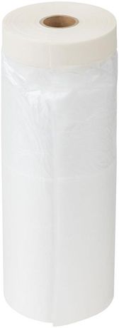 Пленка укрывная с клейкой лентой 10мкм 2100мм х15м - 11867 РОС