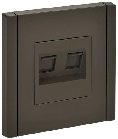 Розетка 2-м RJ11+RJ45 кат.5E FORTE&PIANO FP335 сер. IEK FP-KT20-O-1-K03