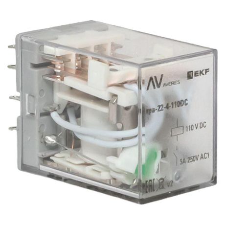 Реле промежуточное RPA 22/3 6A 110В DC AVERES |rpa-22-3-110DC| EKF