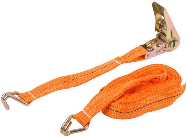 Ремень для крепления груза, храповый механизм, лента 25 мм x 5 м, 800 / 1600 кг - 64915 РОС