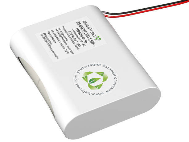 Батарея BS-6KRHT23/43-1.5/2F-HB500-0-10 (уп.10шт) Белый свет a18470