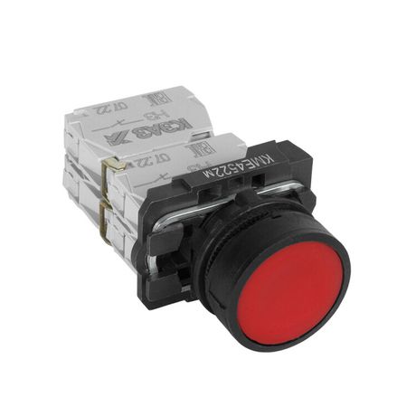 Кнопка КМЕ4522м-красный-2но+2нз-цилиндр-IP54 | 293182 КЭАЗ