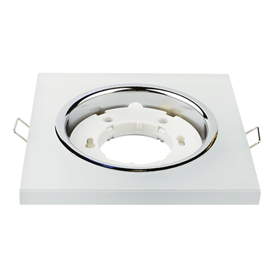 Светильник встраиваемый GX53R-glass SMT под лампу GX53 КВАДРАТ СТЕКЛО 230B матовый | 4690612014111 IN HOME