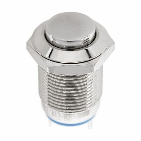 Кнопка антивандальная d12 Б/Фикс (2с) OFF-(ON) выпуклая (A12-B2) Rexant 36-3151 MEET