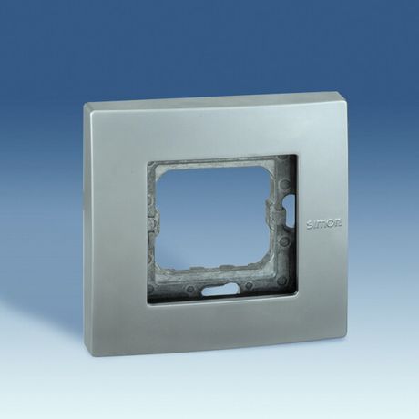 Рамка одноместная TOP IMPACT Scudo алюминий - 2705610-033 Simon