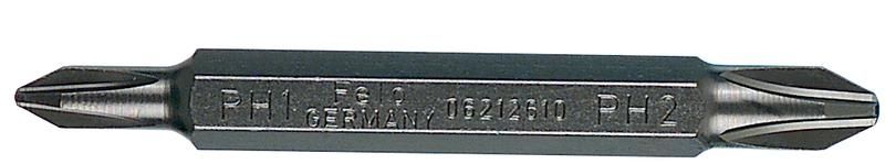 Бита двухсторонняя серия Industrial PH2/PH2 60 мм | 06222610 Felo