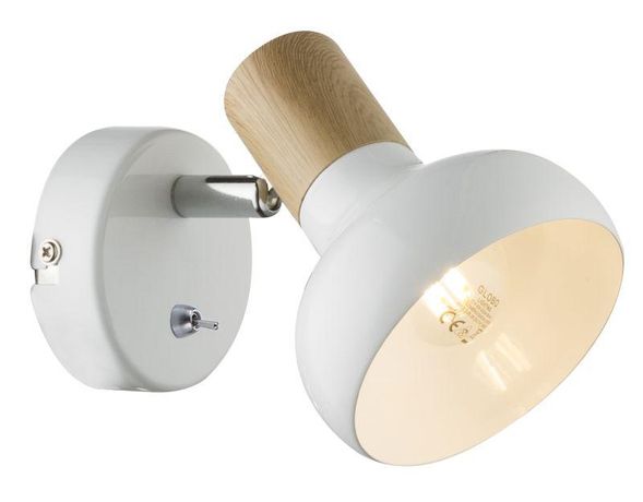 Светильник Lorena 7052-701 40Вт 1хE14 настен./потолочн. спот поворотн. с выключателем Rivoli Б0054684 ЭРА