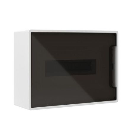 Щиток настенный 12мод. FRAME с тонированной дверцей 2 шин PEN на 8+6 отверст. бел. DKC F12W1WD ДКС