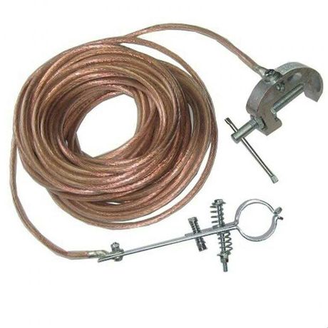 Заземление переносное ЗПС-1 Д для пожарных стволов 25кв.мм длина спуска 25м Антиток Д413691 Диэлектрик