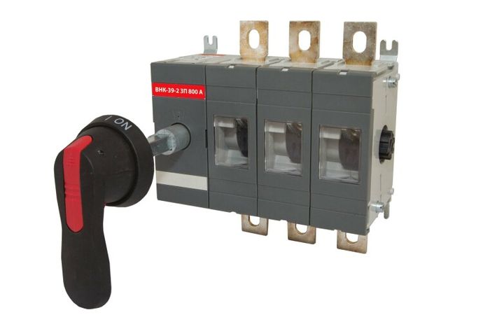 Рубильник ВНК-39-2 3П 800А с выносной фронтальной ручкой управления и переходником 185 мм | SQ0744-0207 TDM