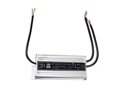 Источник питания 110-220V AC/12V DC, 4,5А, 50W с проводами, влагозащищенный (IP67) | 200-050-2 SDS MEET