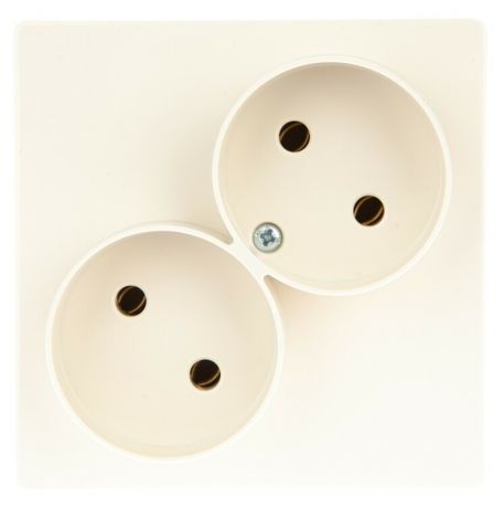 Розетка 2-м СП Simon 24 16А IP20 2х2P без защ. шторок механизм сл. кость 2450457-031