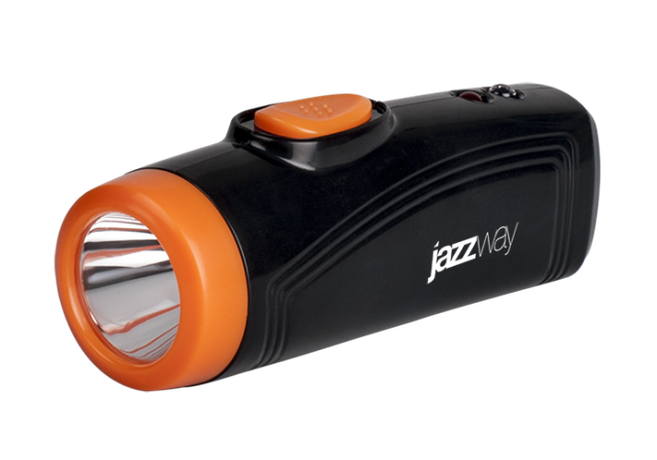 Фонарь прожекторный Accu1-L1W-bk (черн.), Li-ion, ПРОМО | 5006737 JAZZway