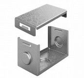 Система защиты стыка IP44 для лотка 400х80, Сендзимир цинк, 060483 | СЗСЛ-400х80-СЦ Ostec