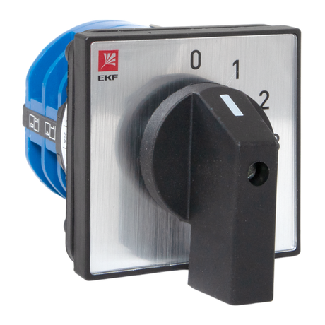 Переключатель кулачковый ПК-1-101 32А 1P «0-1-2-3» IP65 | pk-1-101-32-65 EKF