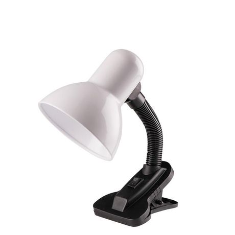 Светильник настольный TBL-04 1х40Вт Е27 (прищепка: гибкая стойка) IP20 бел. ФАZА 5059481 ФАЗА