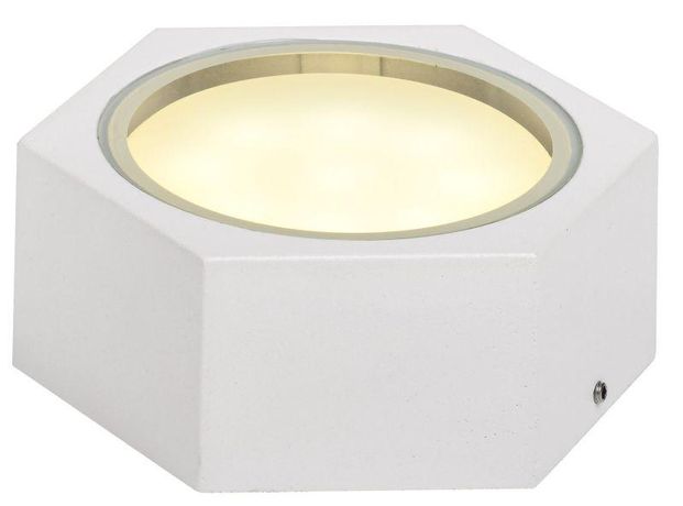 Светильник уличный декоративный для наружного освещения 5204 потолочный под лампу GX53 IP65 белый - LT-UPU0-5204-GX53-1-K01 IEK