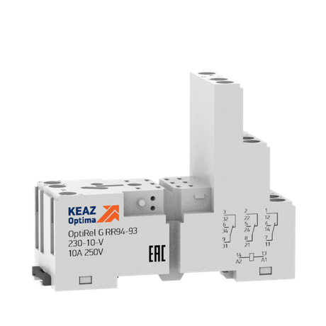Розетка для реле OptiRel G RR94-92-230-12-V | 281164 КЭАЗ 281165