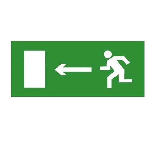 Эвакуационный знак ЭП03 Налево'' 140x280 мм - 140280 TechnoLux