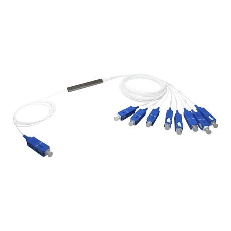 PLС сплиттер 1х8, 0.9мм, гильза, SC/UPC | 09-0420 SUPRLAN Net.on