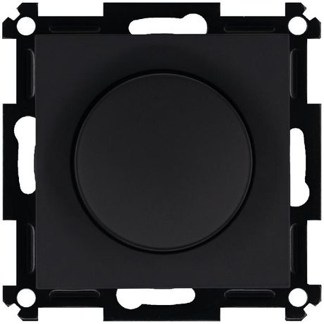 Светорегулятор поворотно-нажимной универс. (диммер) 3-500Вт LED 3-250Вт HV - 500Вт механизм бел. Jasmart G4012PB-500RV